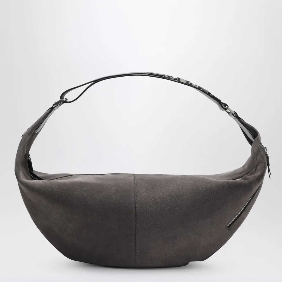 Quiver Clip bag greige in suede - Image 8