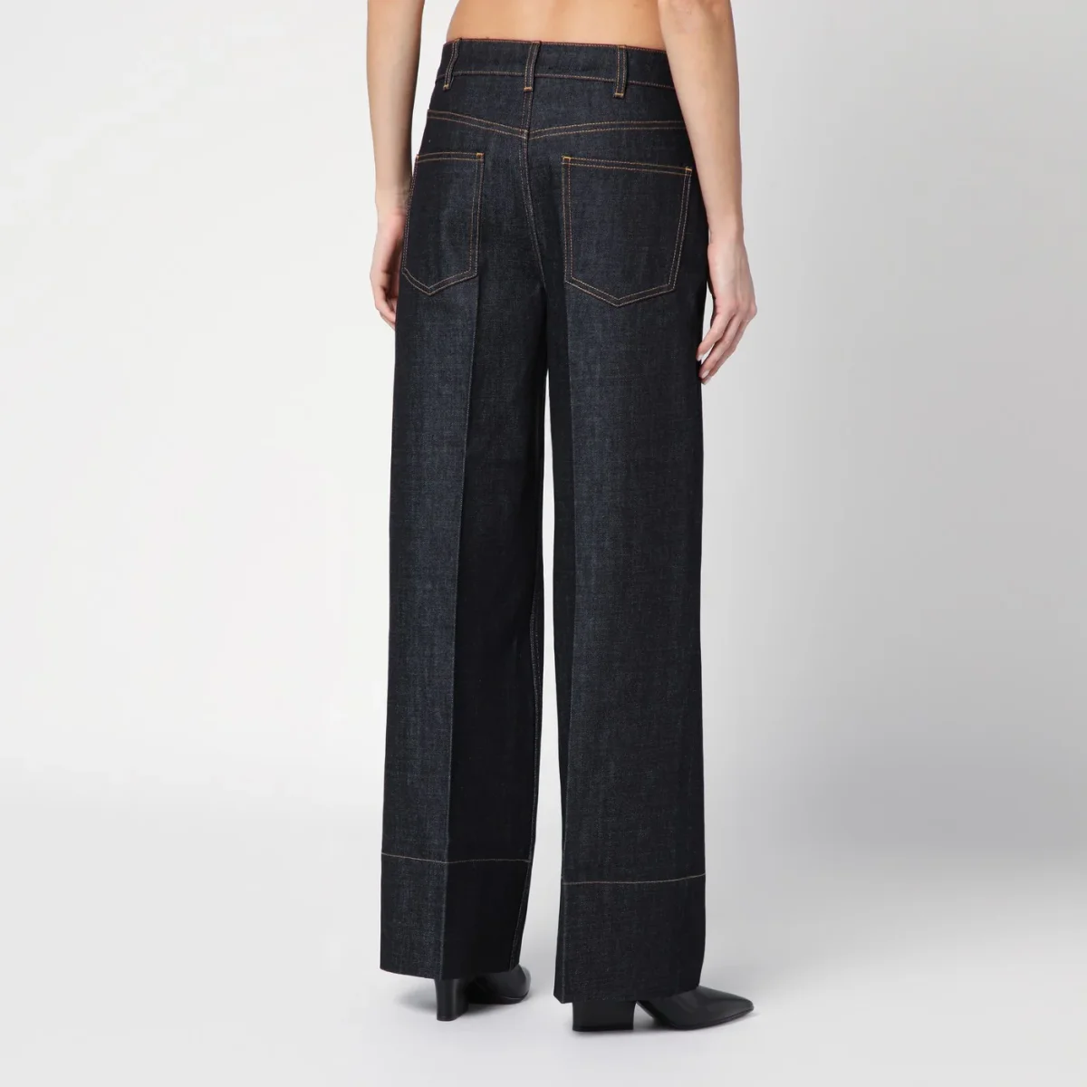 Jeans blu scuro in denim – Image 5