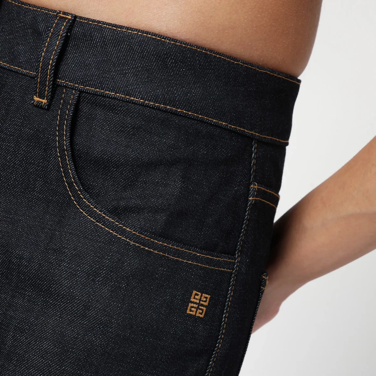 Jeans blu scuro in denim – Image 6