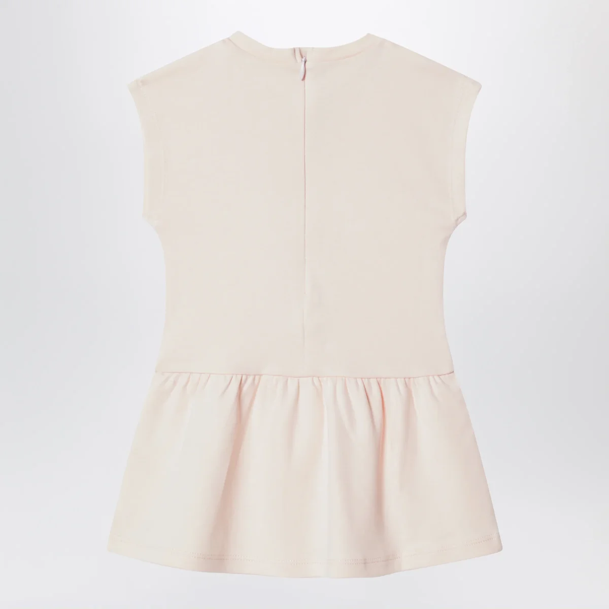 Abitino rosa chiaro con ricamo logo - Image 3