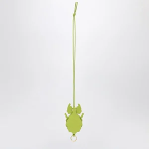 Portachiavi a forma di insetto foglia verde