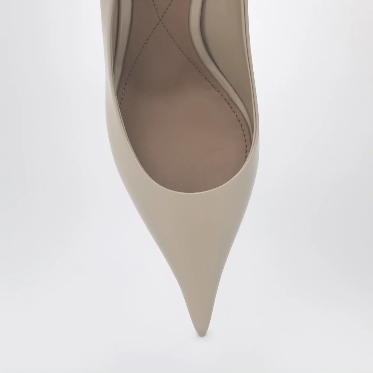 Décolleté devotion in pelle di vitello beige - Image 4