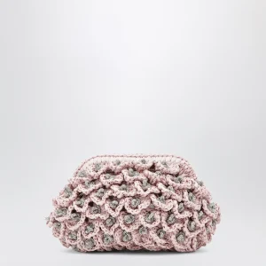Pouch Diana rosa con cristalli