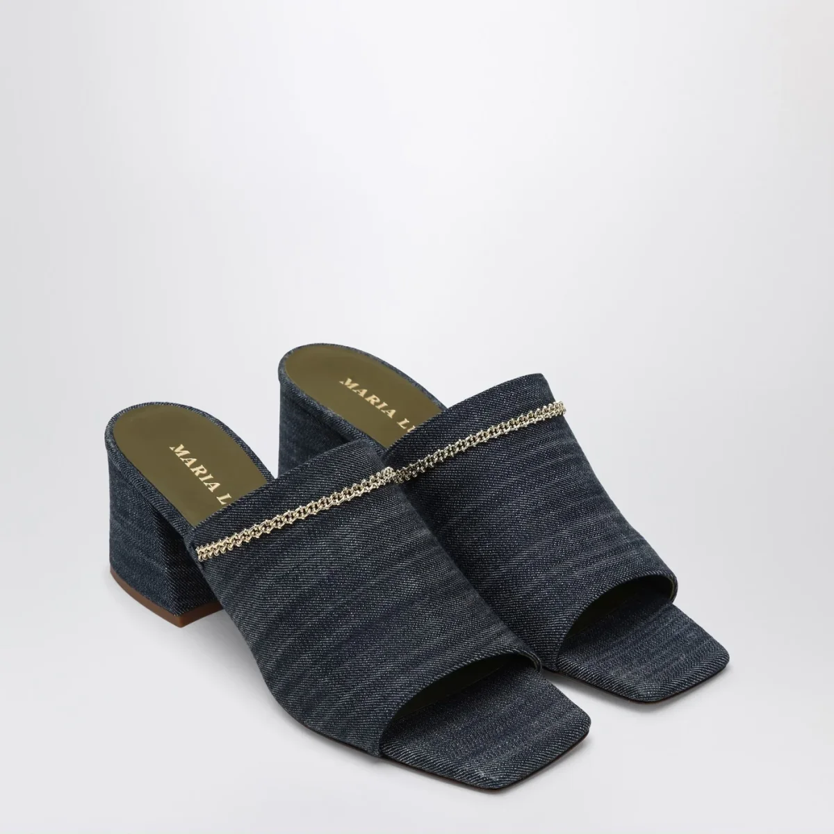 Sandali Messalina blu in denim - Image 3