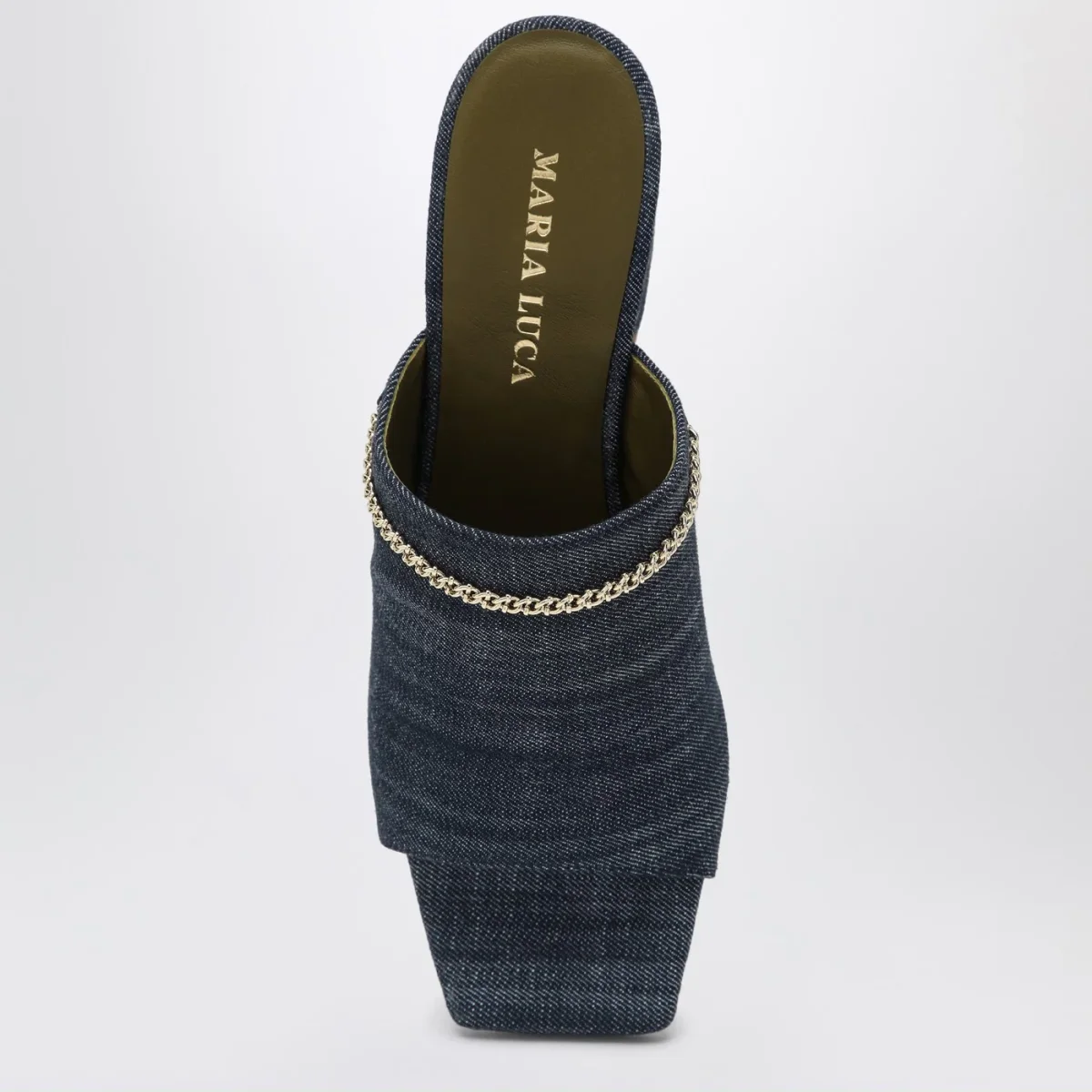 Sandali Messalina blu in denim - Image 4