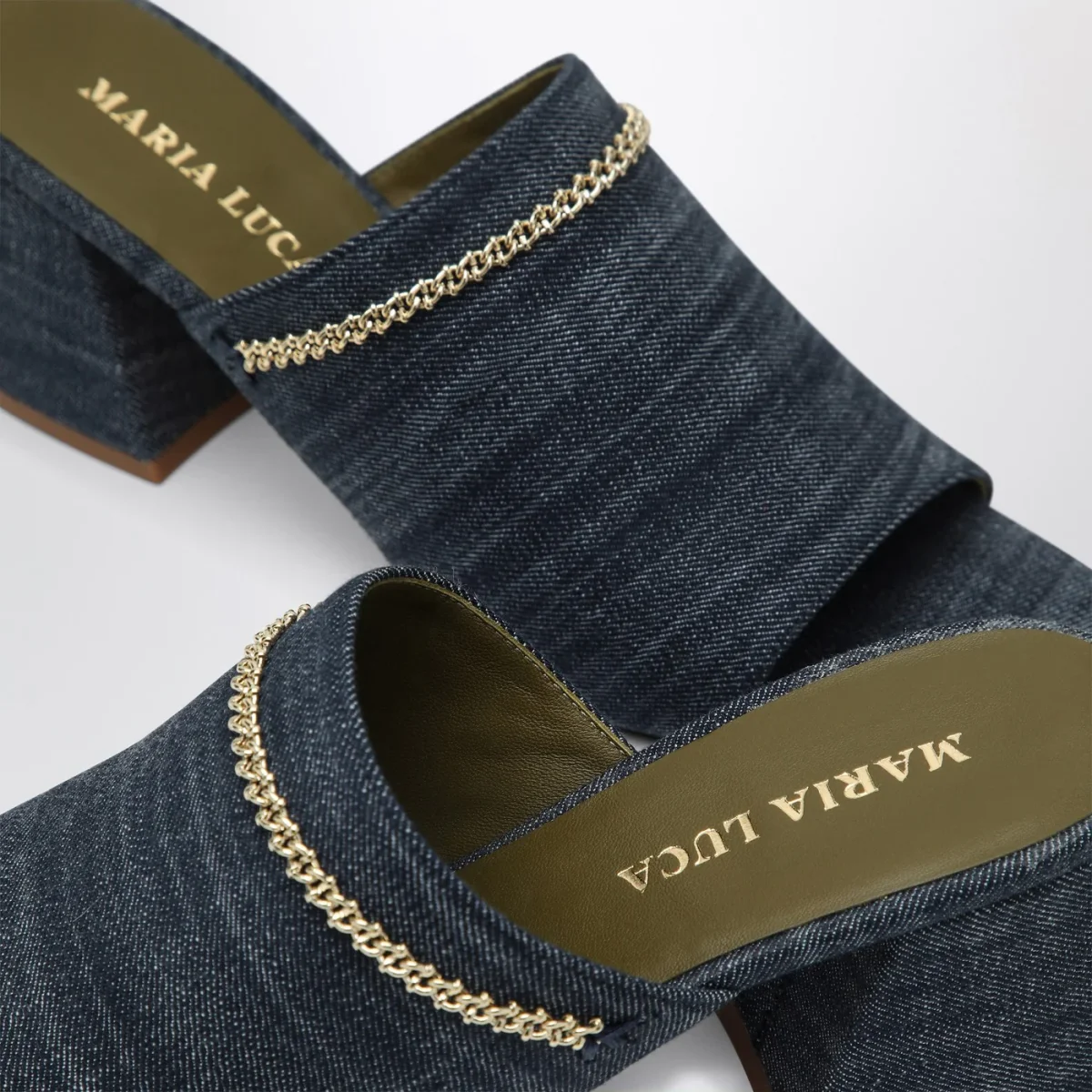 Sandali Messalina blu in denim - Image 6