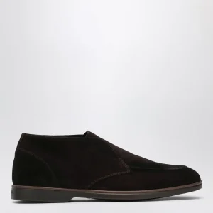 Desert boot senza lacci in suede marrone