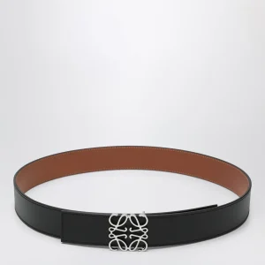 Cintura Anagram reversibile marrone/nera