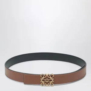 Cintura Anagram reversibile marrone/nera