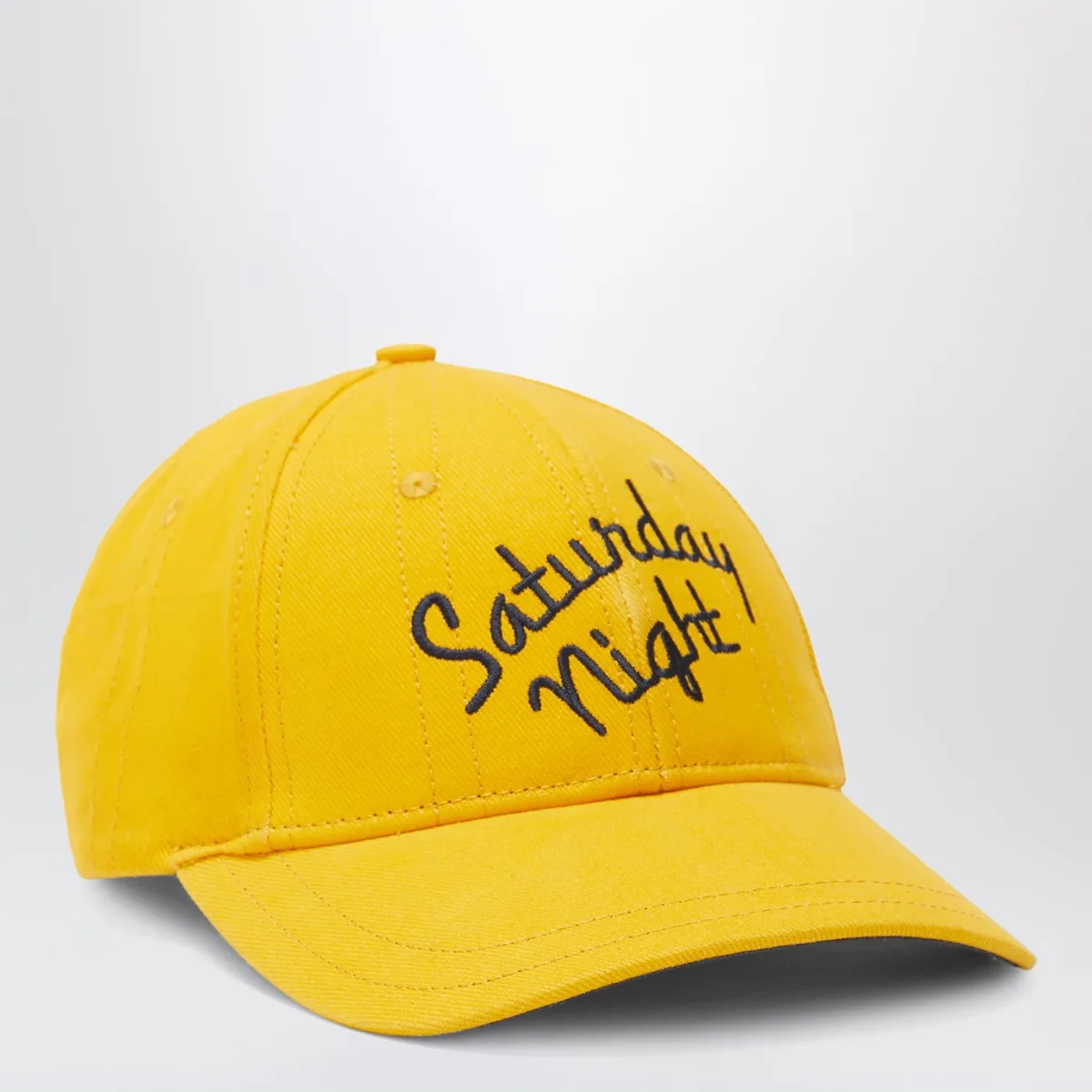 Cappello da baseball Saturday Night giallo – Image 4