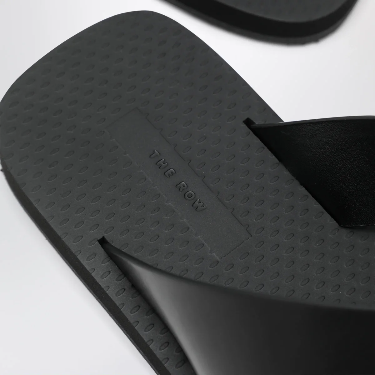 Dune Sandalo Ginza classico in pelle nero – Image 6