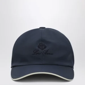 Cappello da baseball blu navy/avorio