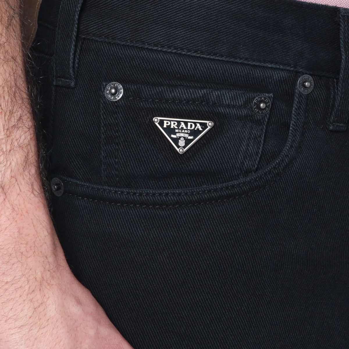 Jeans dritto nero – Image 6