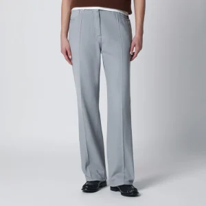 Jeans in denim washed grigio