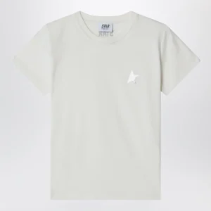 T-shirt Star bianca in cotone