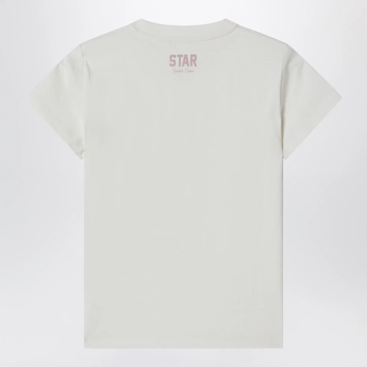 T-shirt Star bianca in cotone – Image 3