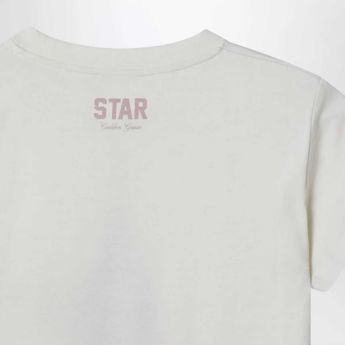 T-shirt Star bianca in cotone – Image 4