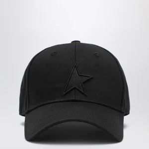 Cappello da baseball nero con stella
