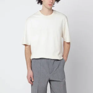 T-shirt Star bianca vintage in cotone