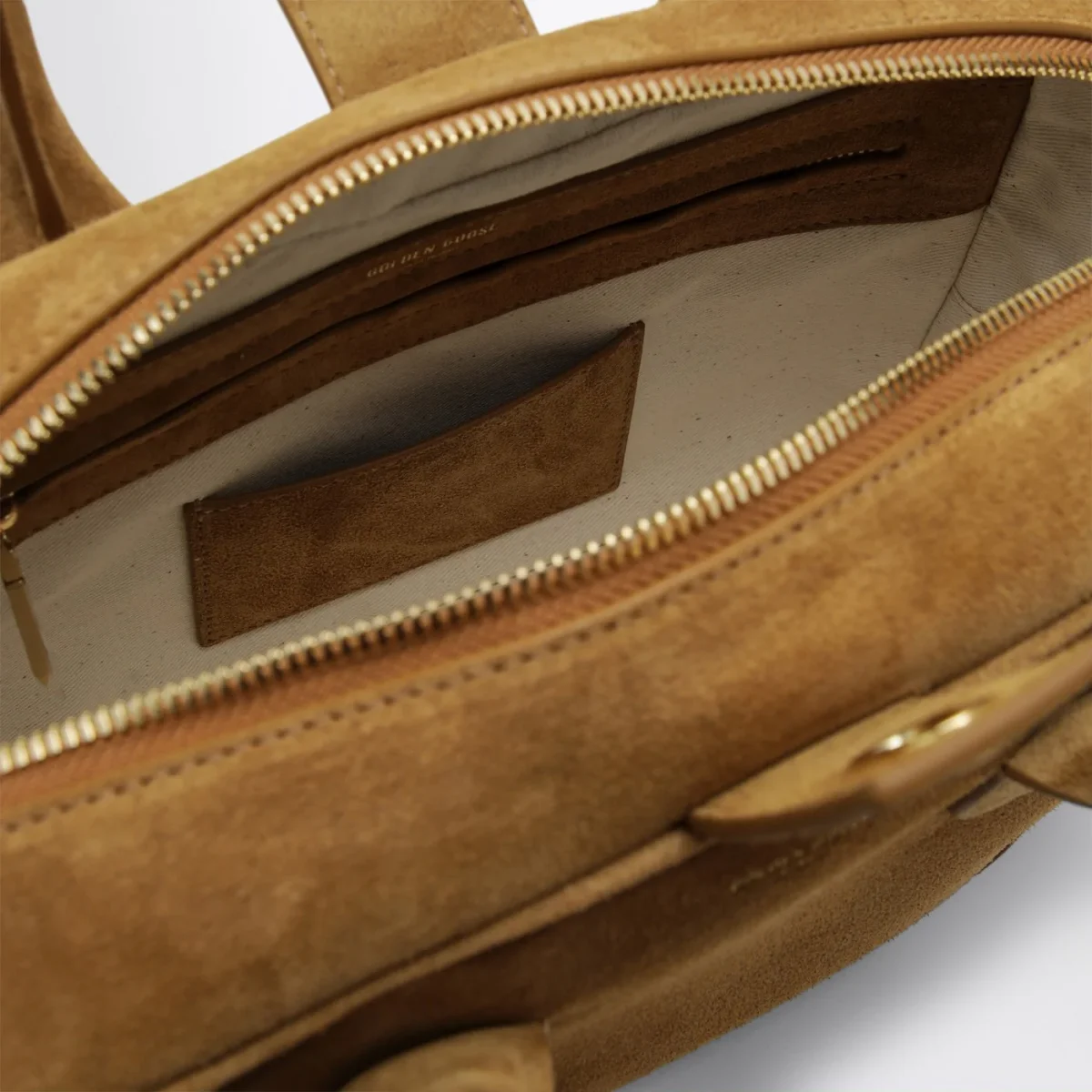 Vita Bag in suede color cammello – Image 6