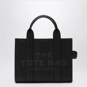 The Small Tote Bag nera in pelle