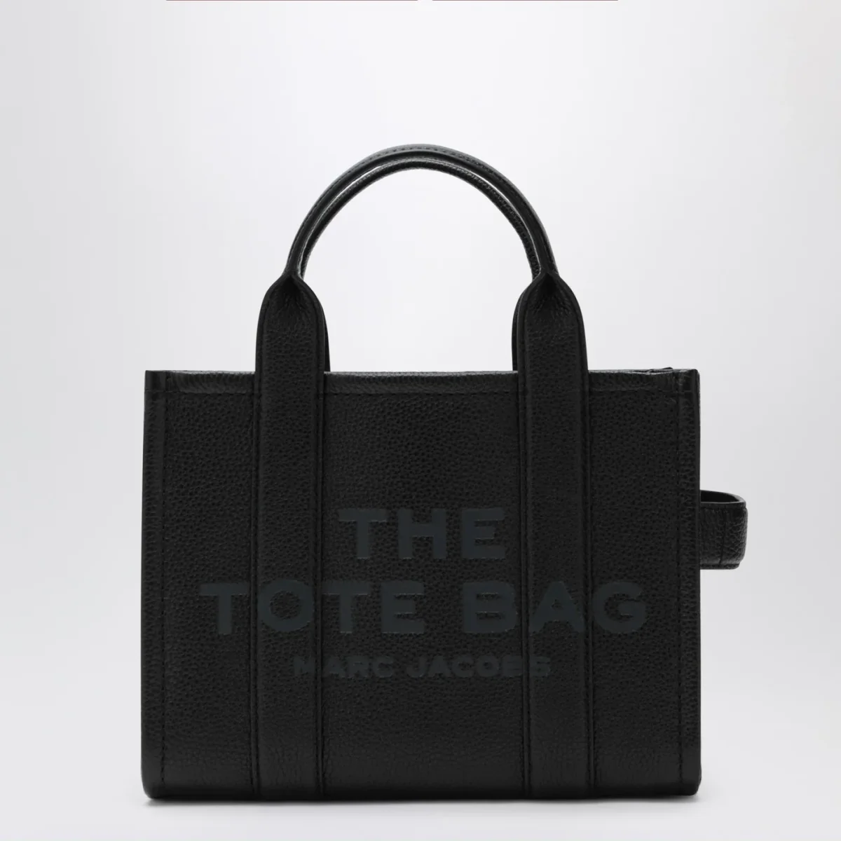 The Small Tote Bag nera in pelle – Image 2