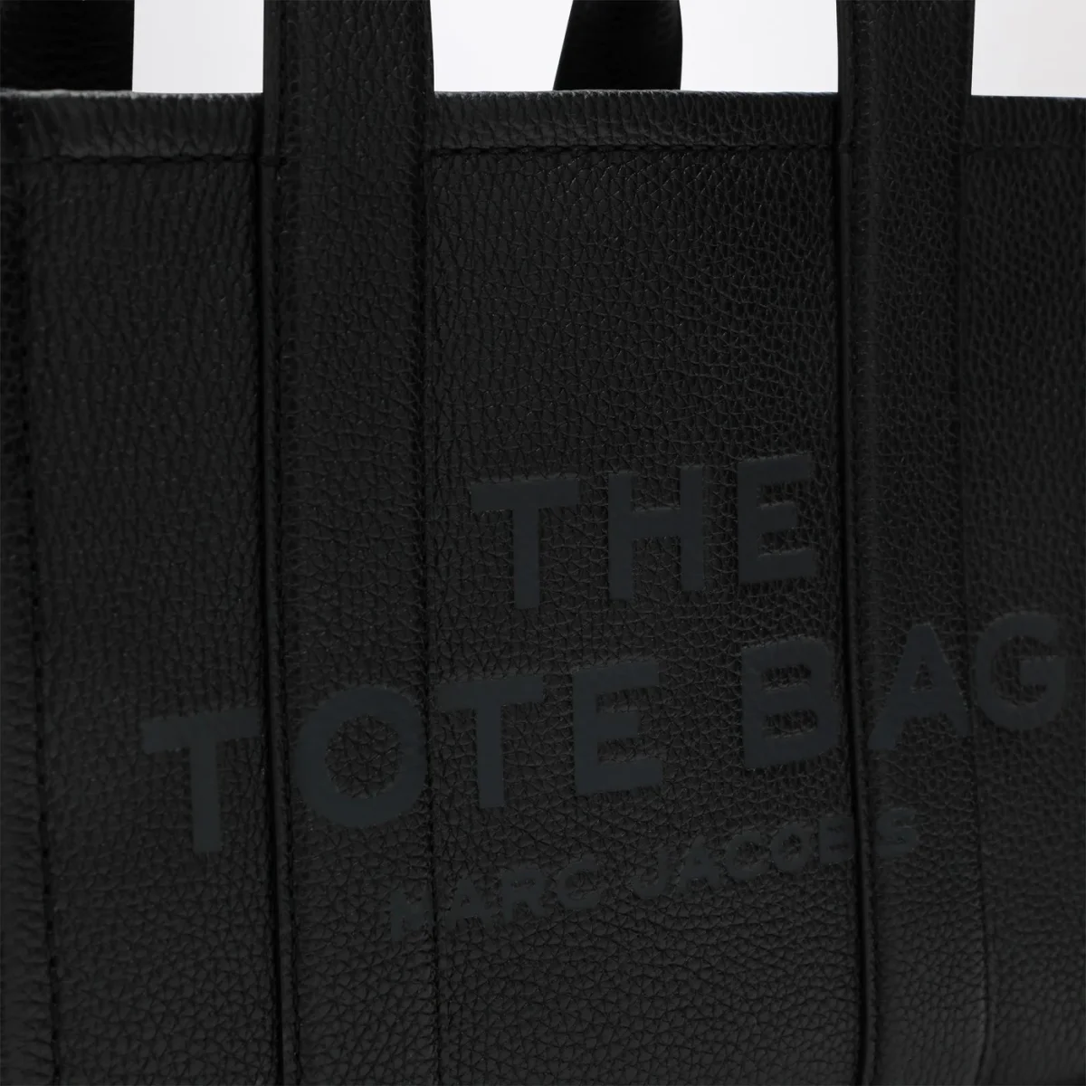 The Small Tote Bag nera in pelle – Image 7