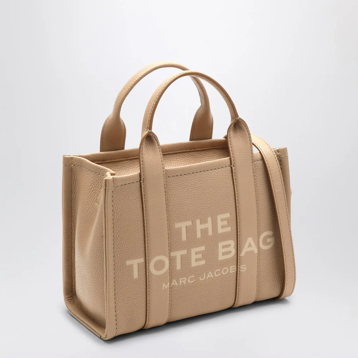 The Small Tote Bag Camel in pelle – Image 4