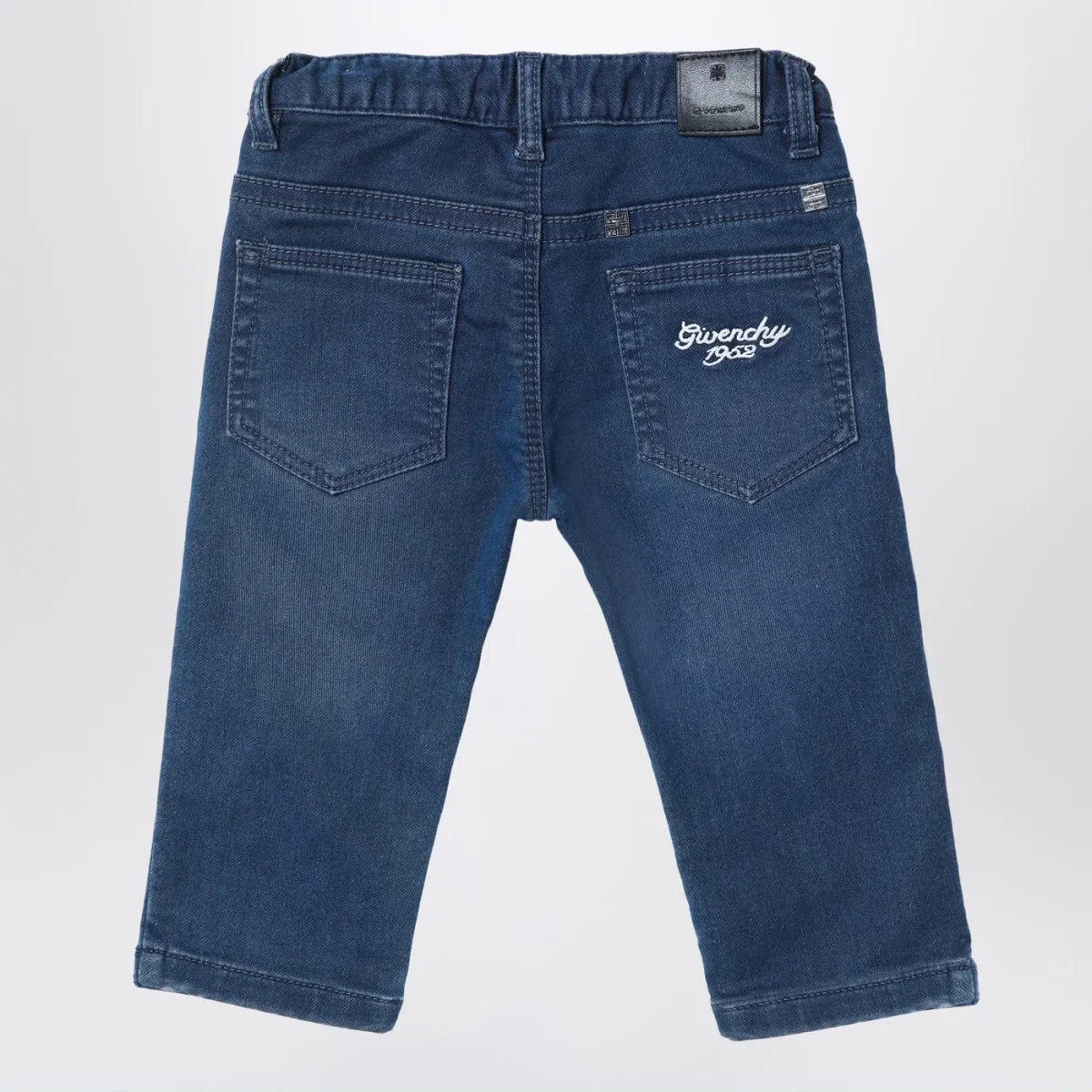 Jeans blu effetto slavato – Image 3