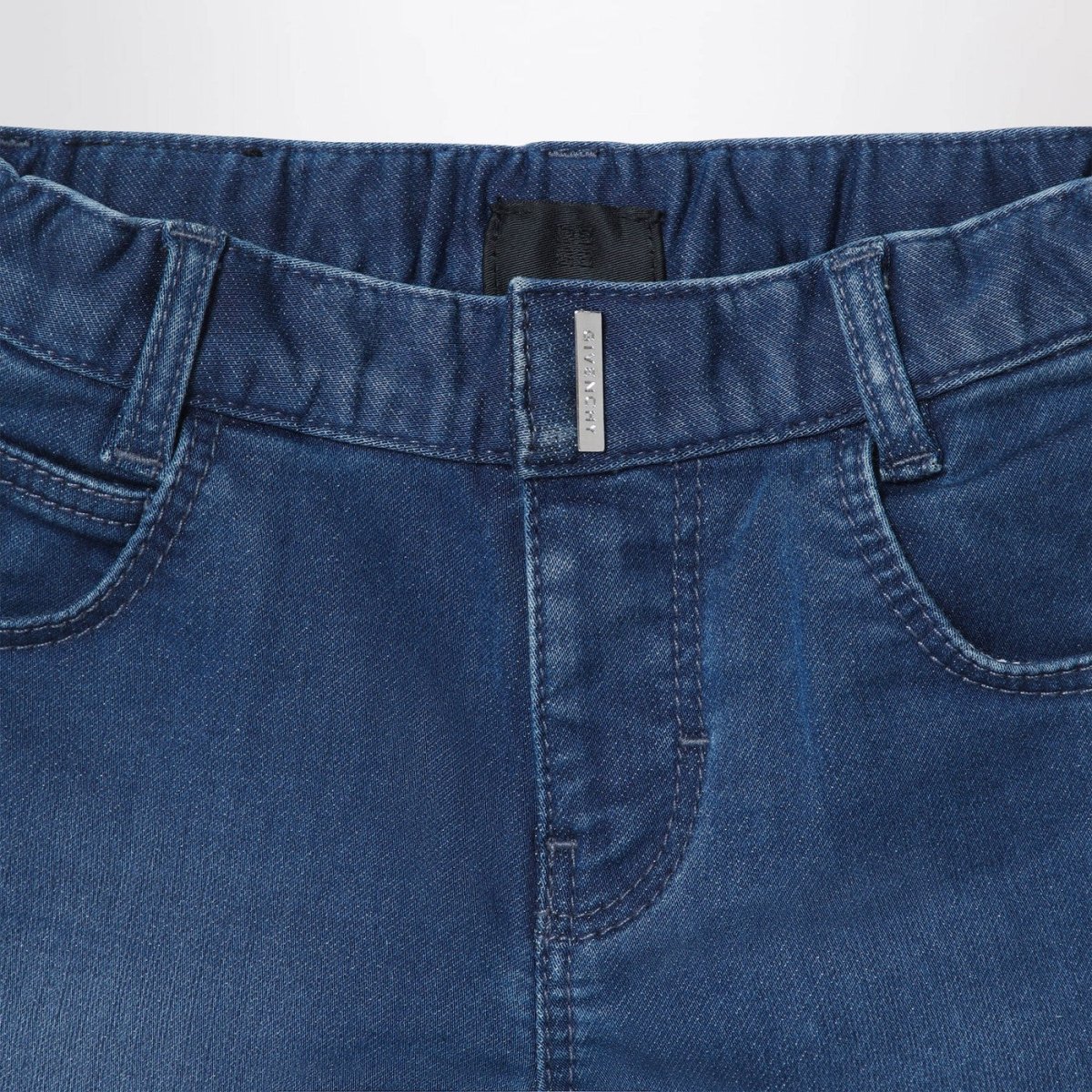 Jeans blu effetto slavato – Image 4