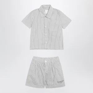 Completo due pezzi in cotone écru