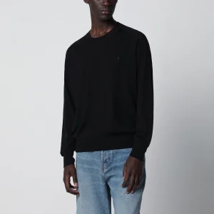 Maglia Ami de Coeur nera in lana