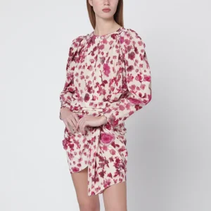 Top con stampa multicolore