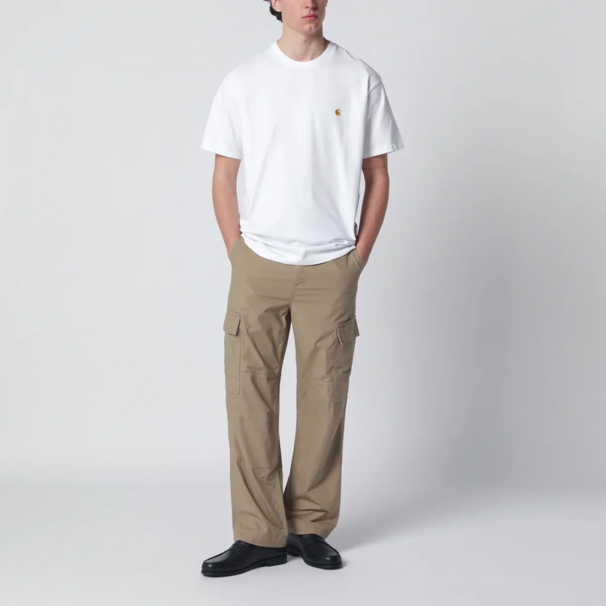 S/S Chase T-Shirt bianca in cotone - Image 3