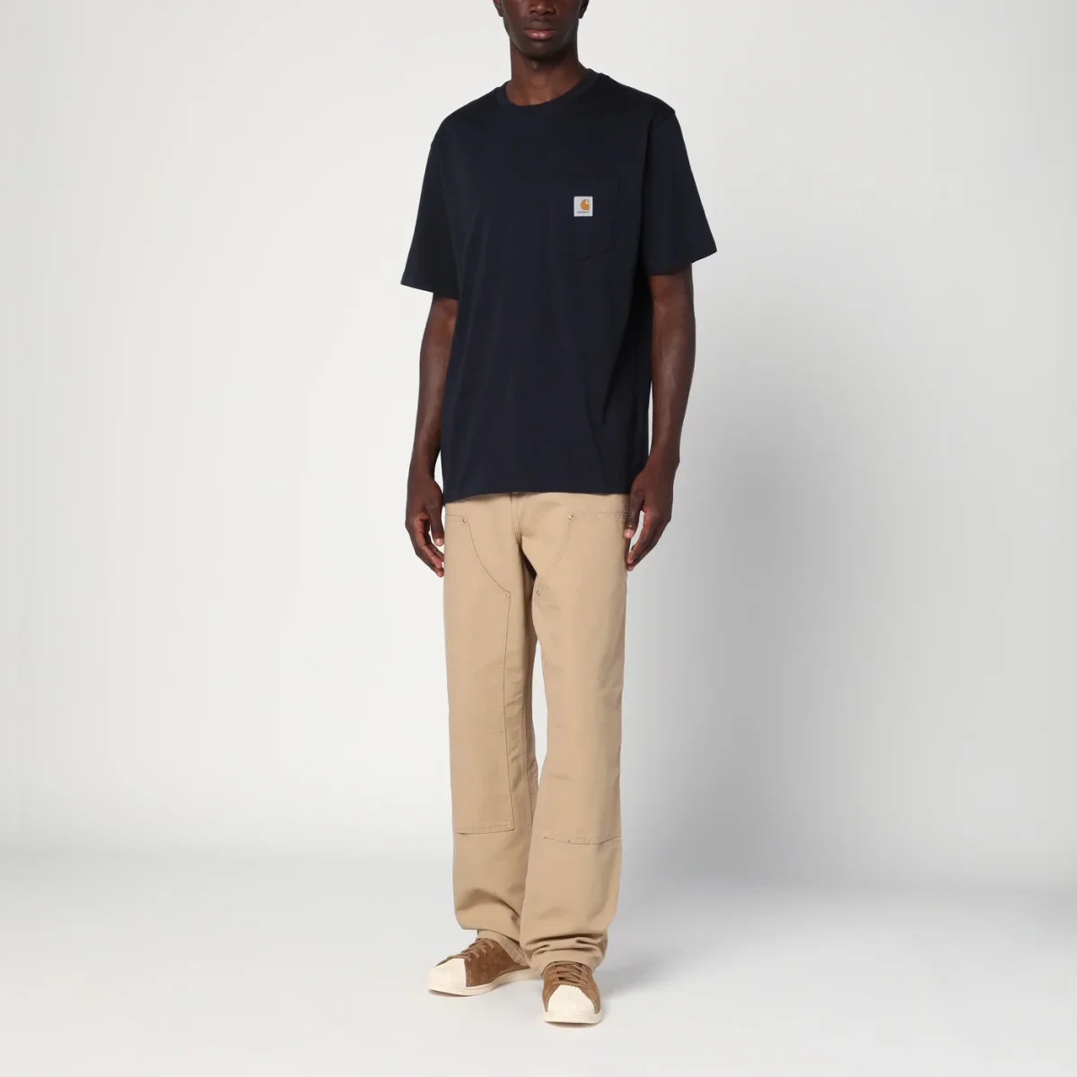 S/S Pocket T-Shirt Dark Navy - Image 3