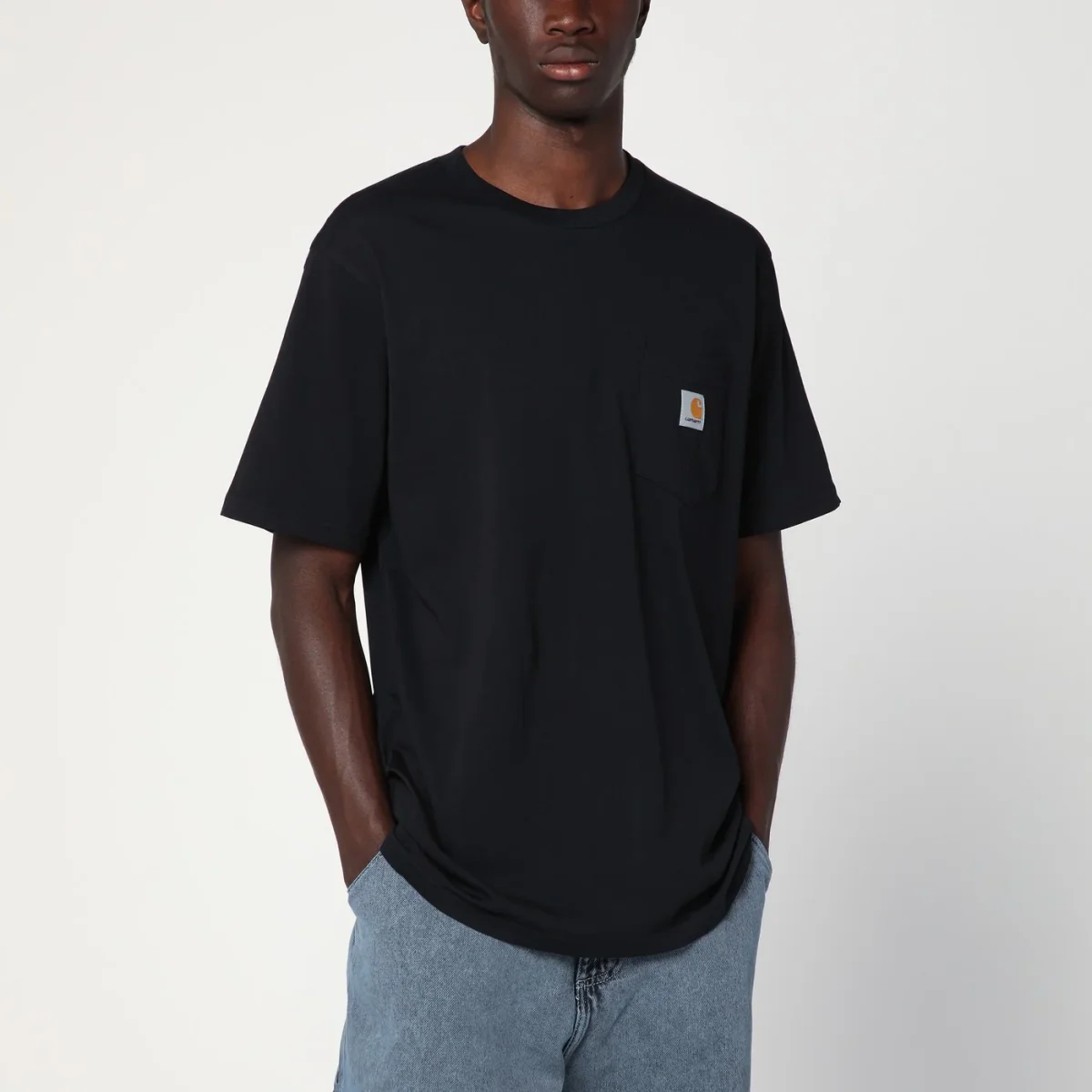 S/S Pocket T-Shirt nera - Image 2