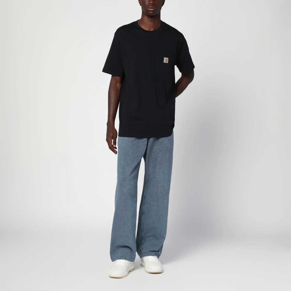 S/S Pocket T-Shirt nera - Image 3