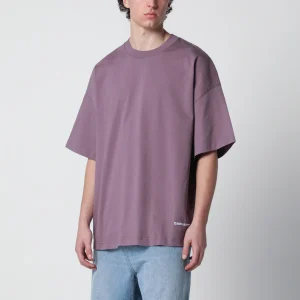 S/S Link Script T-Shirt Phlox/White