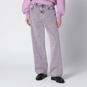 Jeans Brandon in denim Cozy Purple/Chalk wash