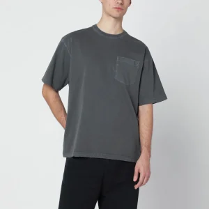 S/S Torion Pocket T-Shirt Black/Grind washed