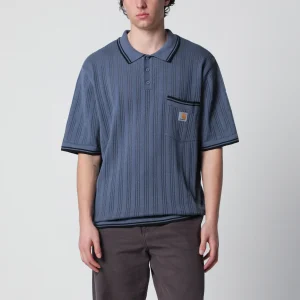 S/S Ramsey Polo Velvet Blue/Deep Night