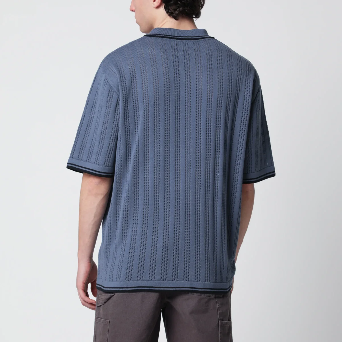 S/S Ramsey Polo Velvet Blue/Deep Night - Image 4