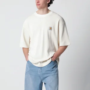 S/S Nelson Waffle T-Shirt Natural/Garment dyed