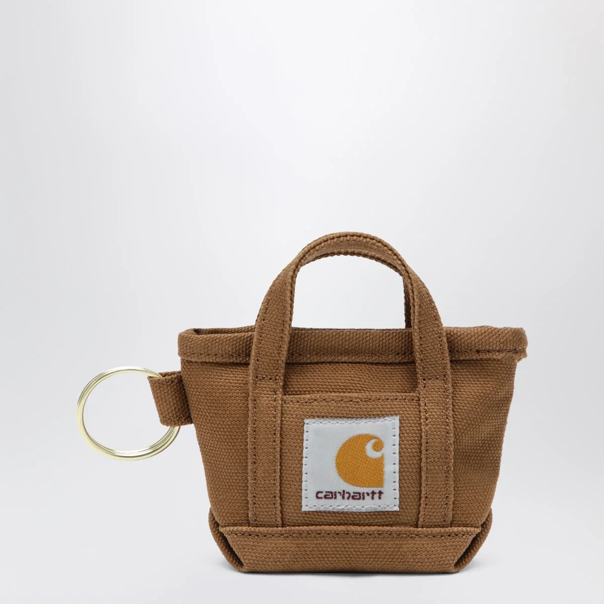 Mini Tote Bag Keychain Hamilton Brown – Image 2