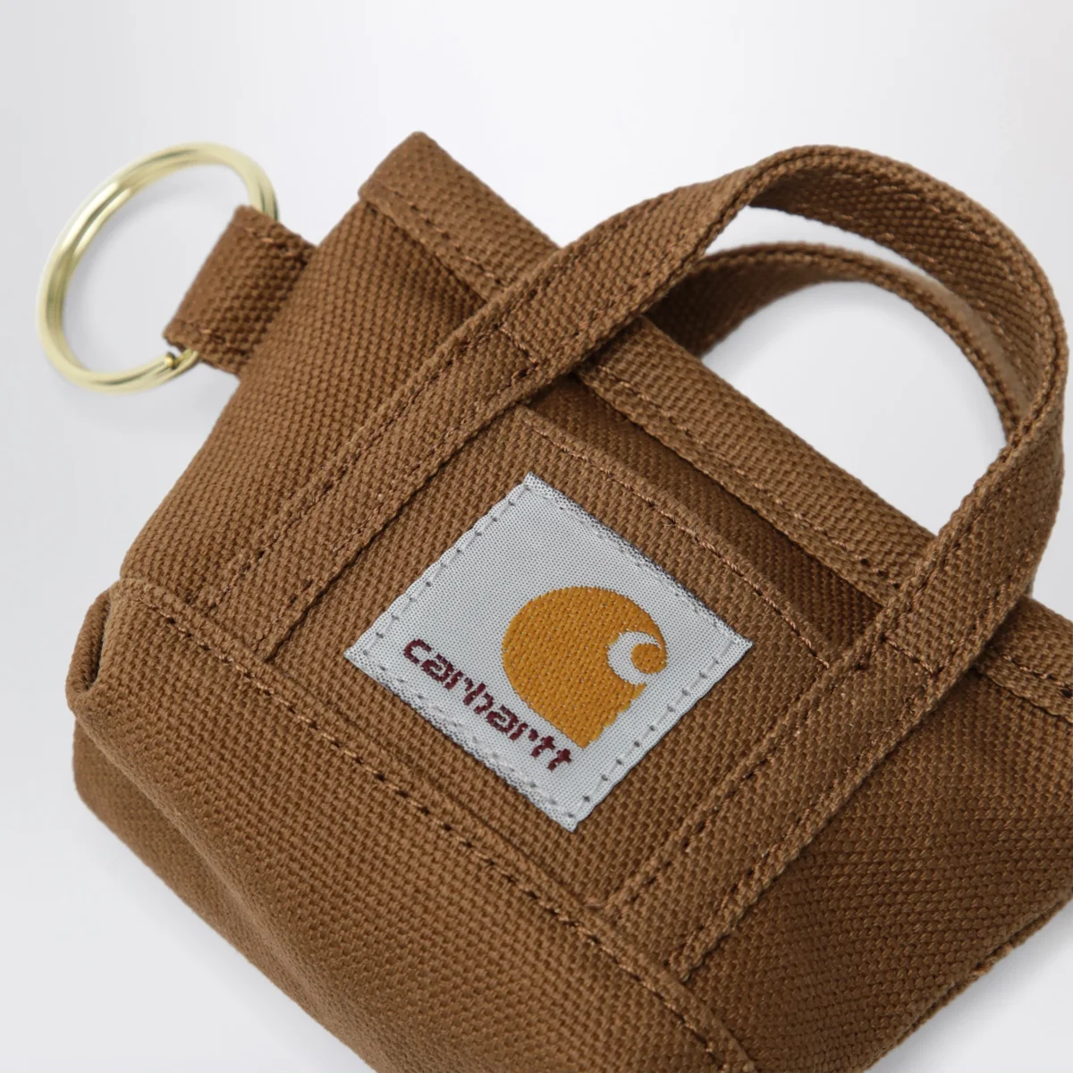 Mini Tote Bag Keychain Hamilton Brown – Image 4