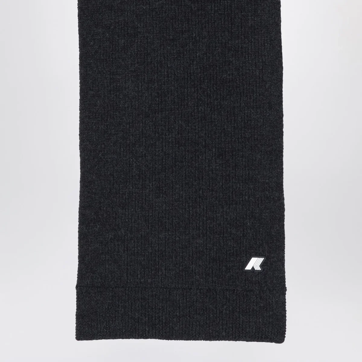 Sciarpa Etienne nera in lana – Image 3