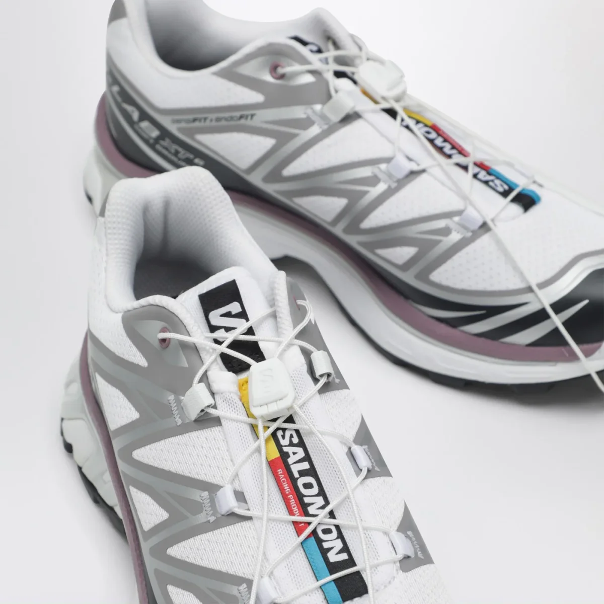 Sneaker XT-6 White/Black/Dusky Orchid – Image 6