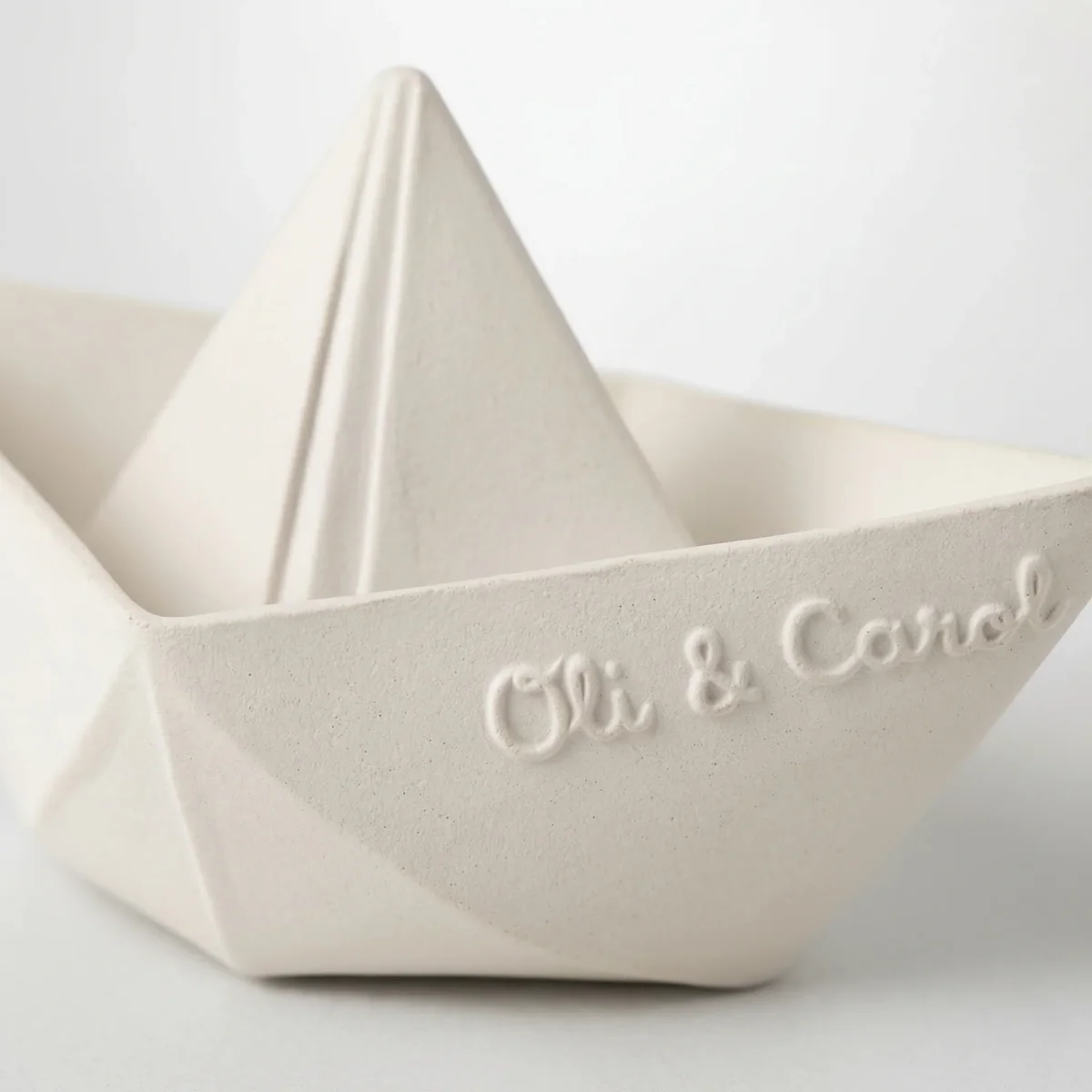 Giocattolo da bagno Barca origami color vaniglia – Image 3