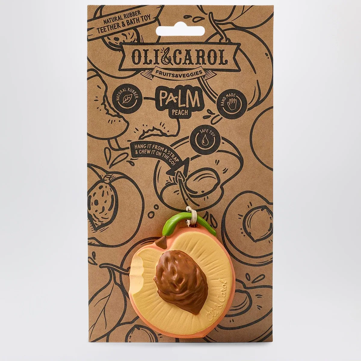 Massaggiagengive per neonati a forma di pesca – Image 4