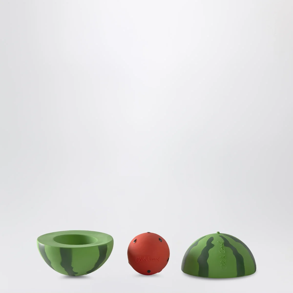 Gioco impilabile Watermelon con pallina con sonaglio – Image 3